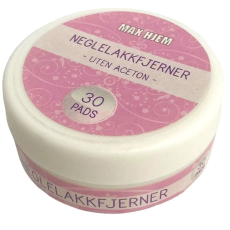 Neglelakkfjerner Pads 12x30stk | Storpakk | Uten Aceton