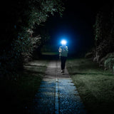 2i1 COB LED - hodelykt med oppladbart batteri