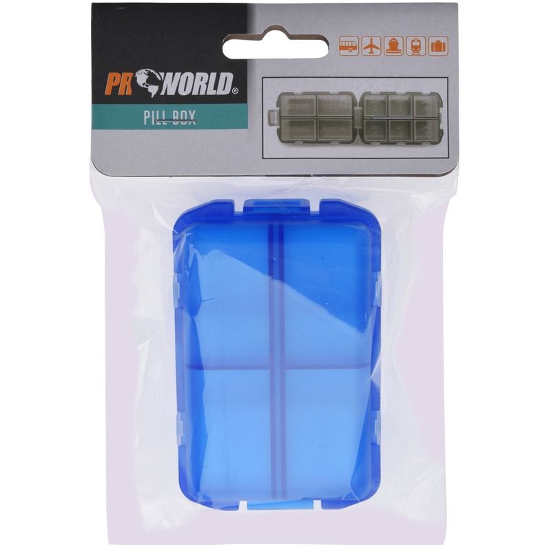 Pill box with 10 compartments | ProWorld Travel