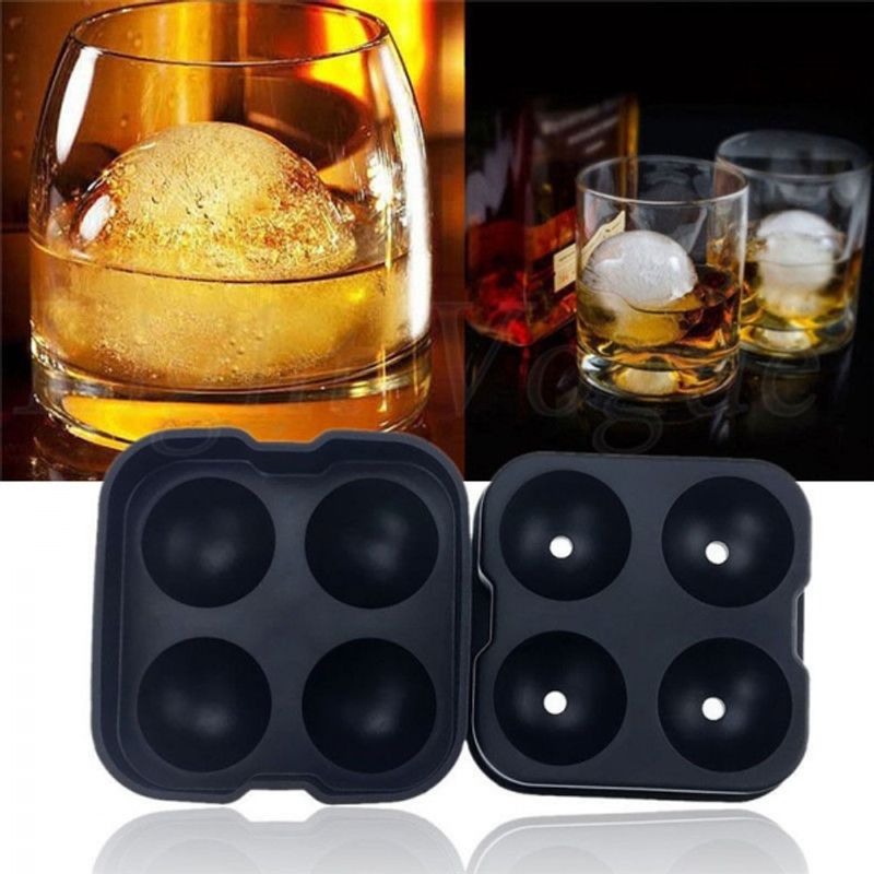Ice cube molds Large 4/6pk - Silicone