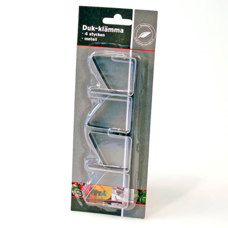 Dukklemmer 4pk Rustfritt Stål