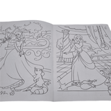 Painting &amp; Coloring Book Princess 32 pages