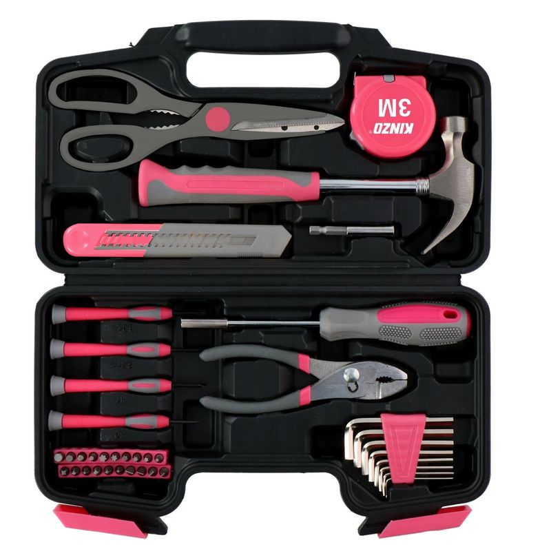Kinzo Tool Set 39 Pieces | Pink