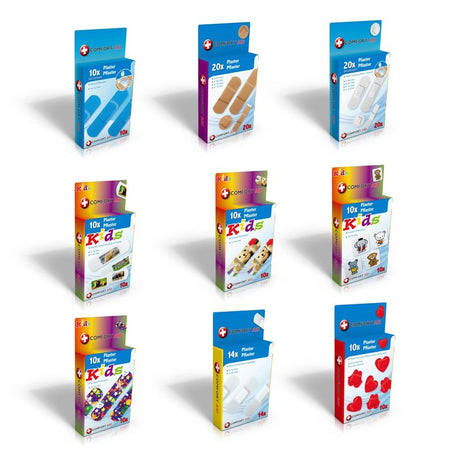 Various Plasters from Comfort Aid | 9assortments 10 - 20pcs