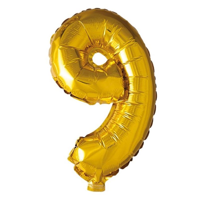 Tinka Foil Tall Balloons Gold 41cm