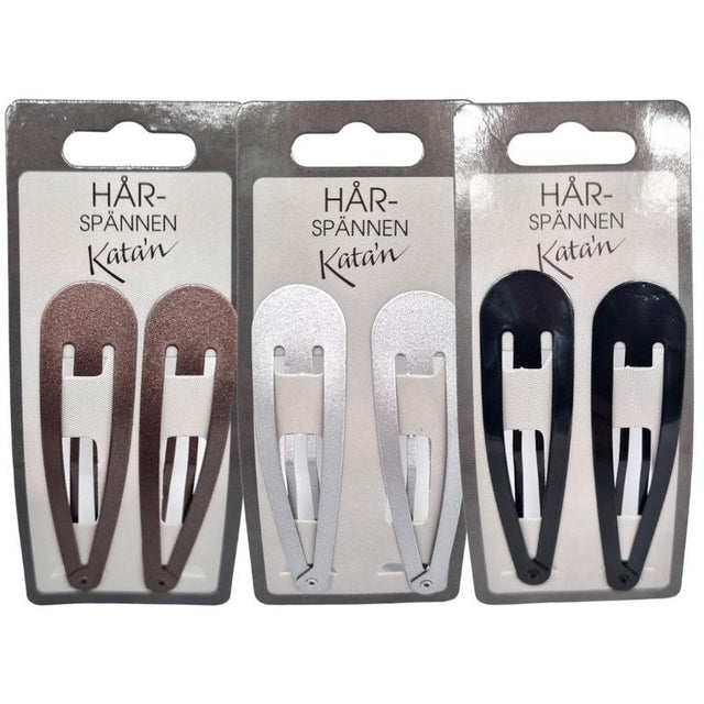 Hårspenne 2pk - Ulike Farger