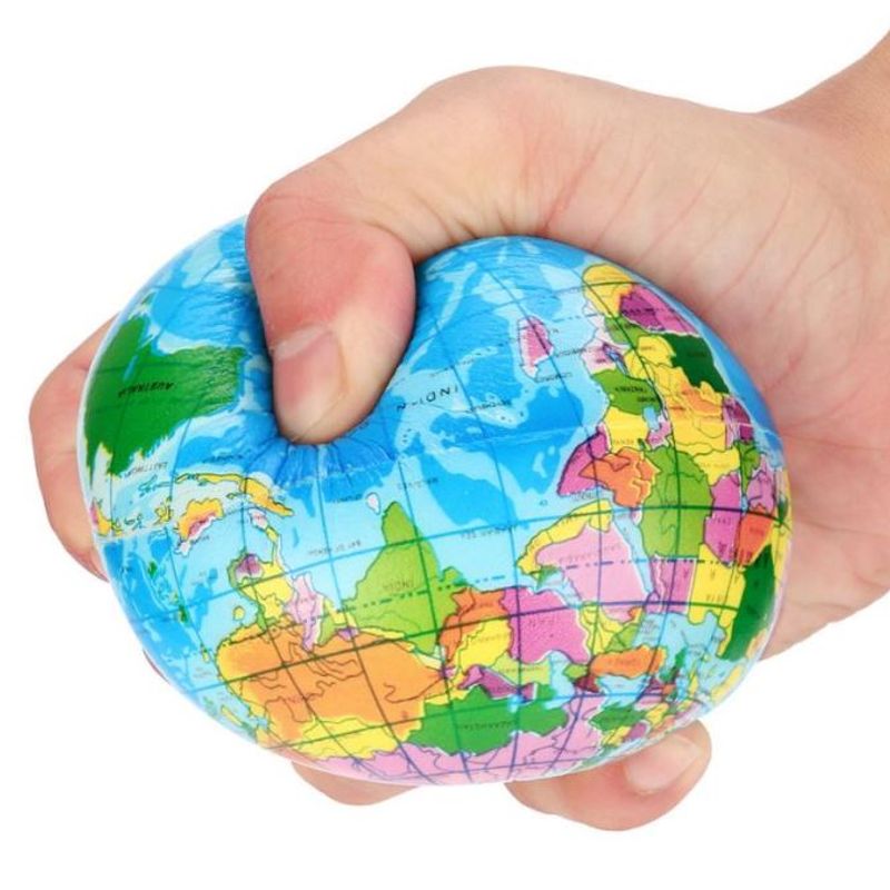 Stress ball Globe 7.5cm