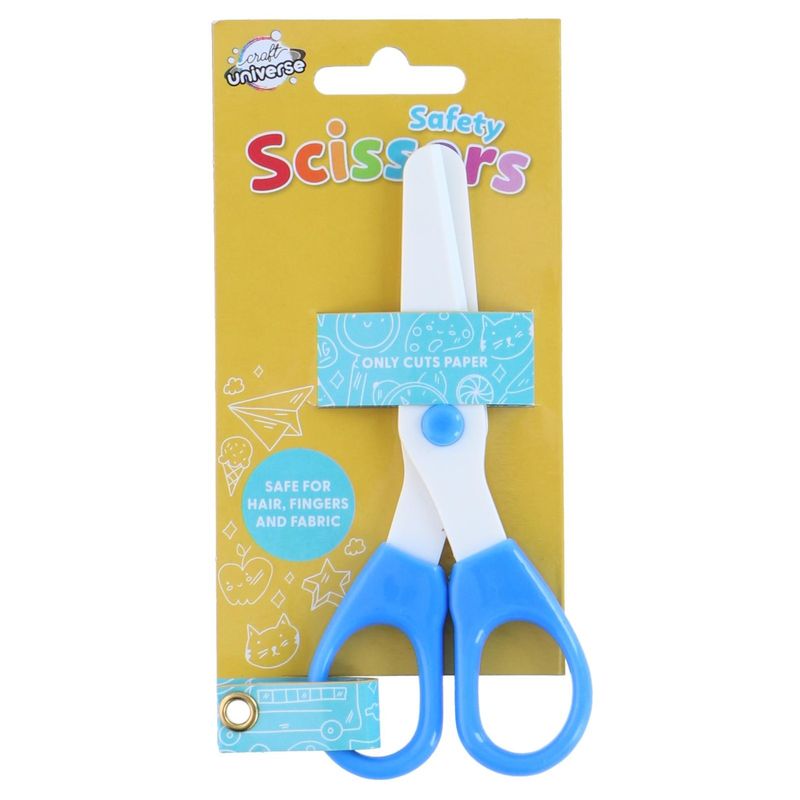 Children's Scissors 15cm | Blue or Pink | Safe & Practical