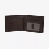Wallet leather brown small