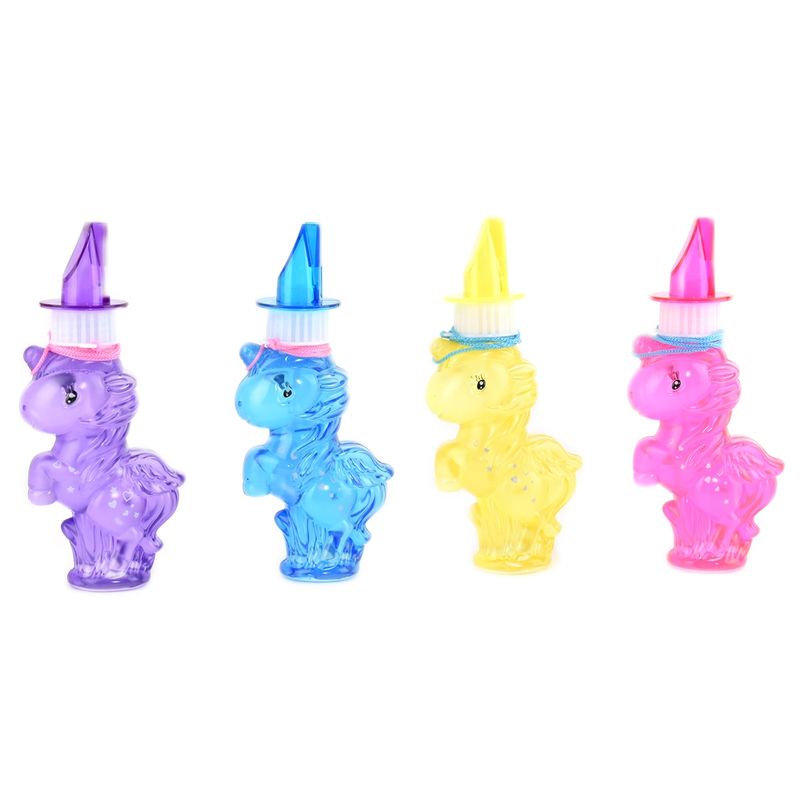 Unicorn soap bubbles 15cm | With whistle