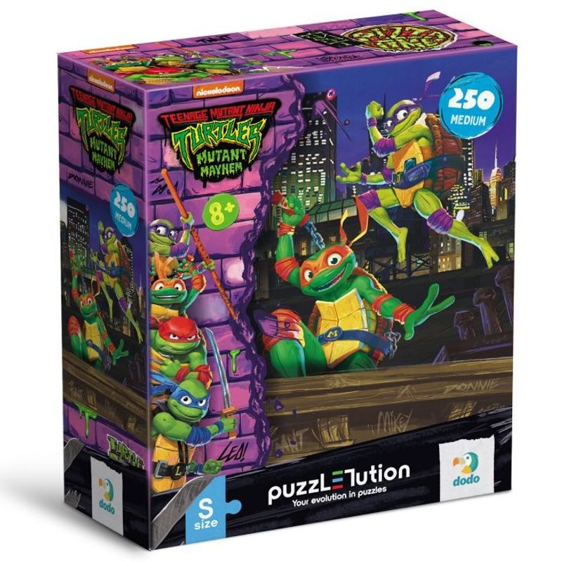 Ninja Turtles Puslespill 250 brikker | Donatello & Michelangelo