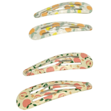 Bellizza Hair Clip Fruit Motif 4pk 5cm | Metal Clips