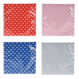 Napkins 16pk 33x33cm | Four different colors with dots