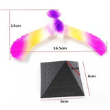 Balansefugl med pyramide 16cm