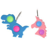 Pop it keychain toy - Dinosaur/Unicorn