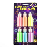 Glow in the dark maling 3D - 6pk