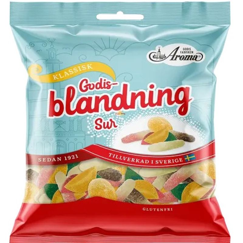 Aroma Candy Mix Sour 115g | Sour jelly candy in mix