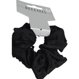 Stor Scrunchie - Bellizza | Sort matt stoff | Skånsom