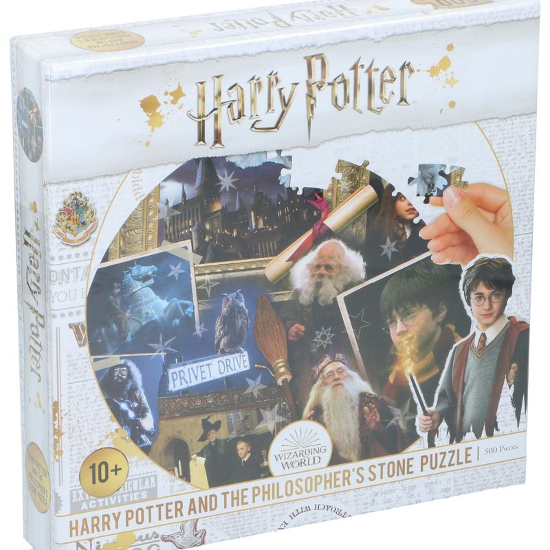 Harry Potter Puslespill 500 Brikker | Rundt Philosopher's Stone Motiv