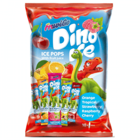 Dino Ice Pops 10pk | Saftis