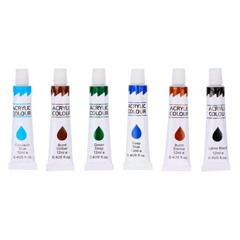 Artico Acrylic Paint Set In Wooden Box 20 Pieces