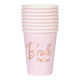 Paper cups - Bride to Be 8pcs