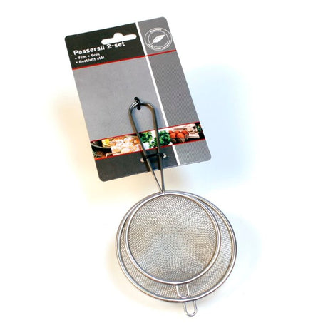 Sil 2pk 7 & 9 cm Rustfritt stål