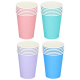 Engangskopper papp 266ml pastell 6pk | 4ass | Fest og bursdag
