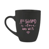 Tinka krus All you need is love and WiFi | Matt sort