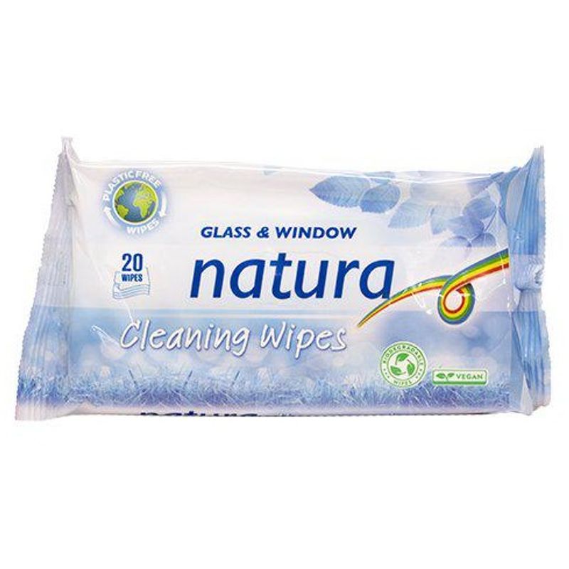 Natura Cleaning Wipes Glass and Window 20 - pack