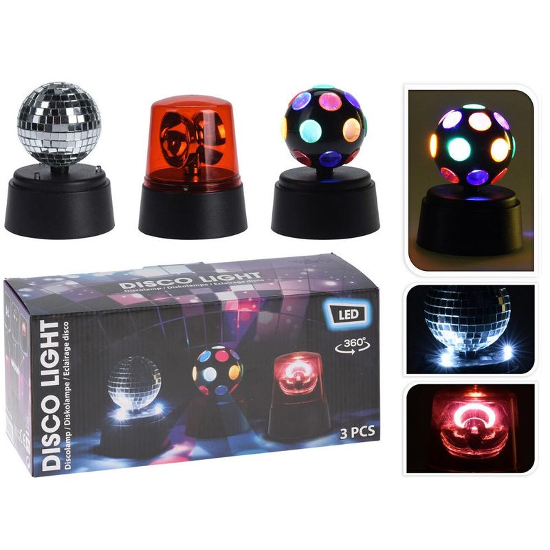 Disco set of 3 lamps
