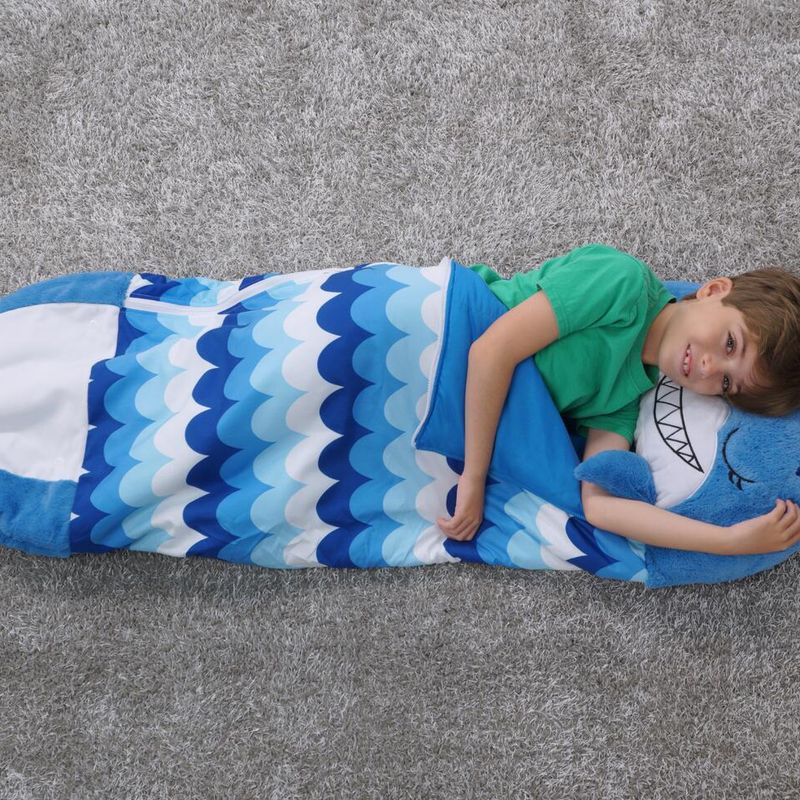 Happy Nappers sleeping bag Blue Shark 168cm