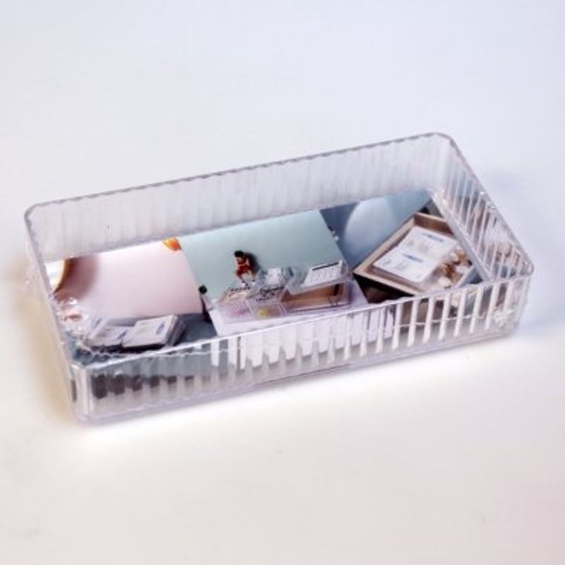 Storage Basket Transparent 17x8.5x3cm