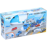 Transport Plane Construction Set with 2 Cars