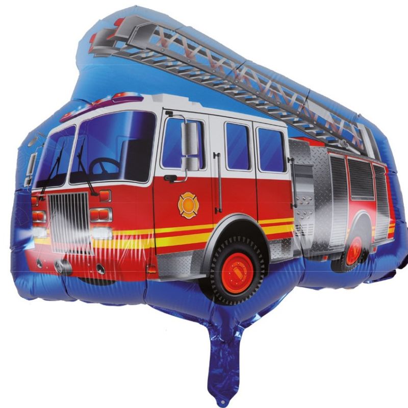 Foil balloon Fire truck 67x70cm