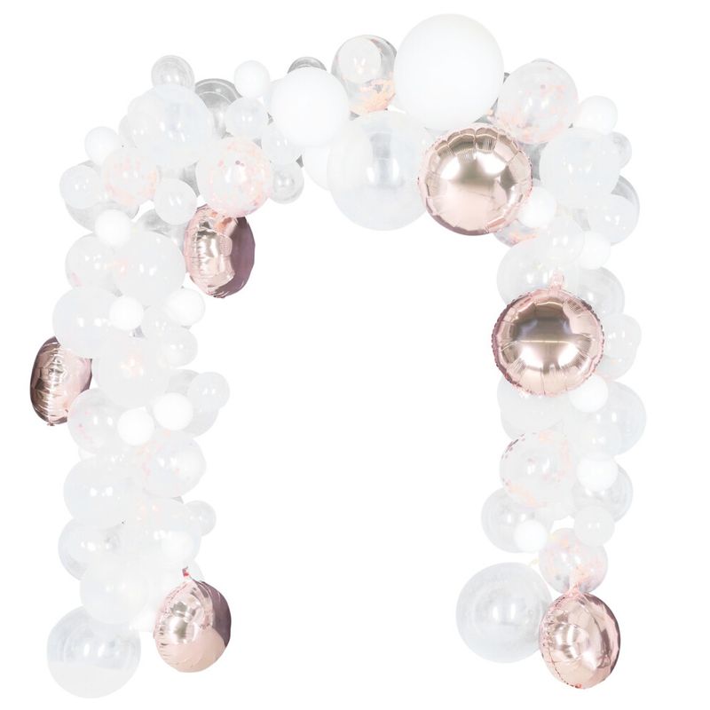Balloon arch Rose gold 122 pieces 5m