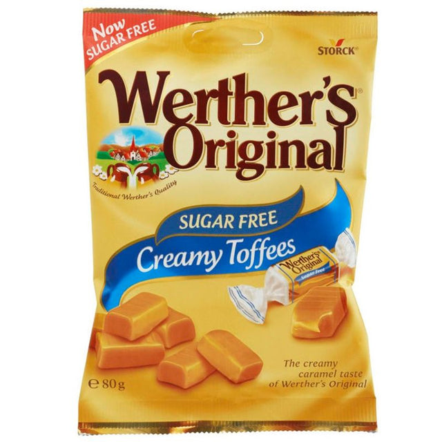 Werther's Original Myk Karamell Sukkerfri 80g