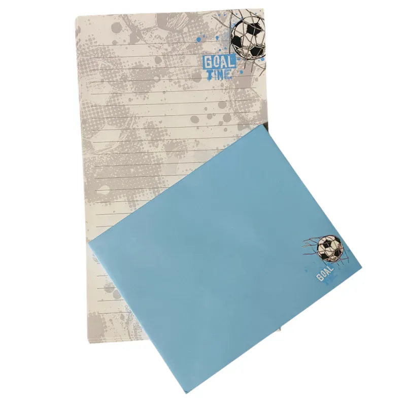 Tinka Stationery Football | 15 sheets + 10 envelopes