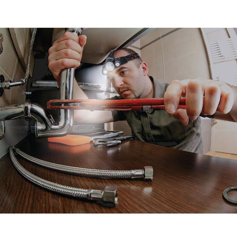 Grundig Headlamp 200lm | Adjustable Light Modes | 3 LED