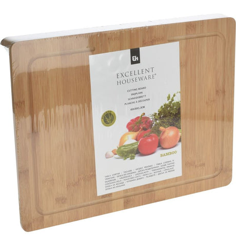 Bambus skjærebrett til benkeplaten | 45x34cm | Excellent Houseware