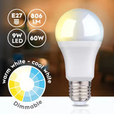 Alpina WiFi Smart E27 LED 9W Warm/Cold White | Adjustable