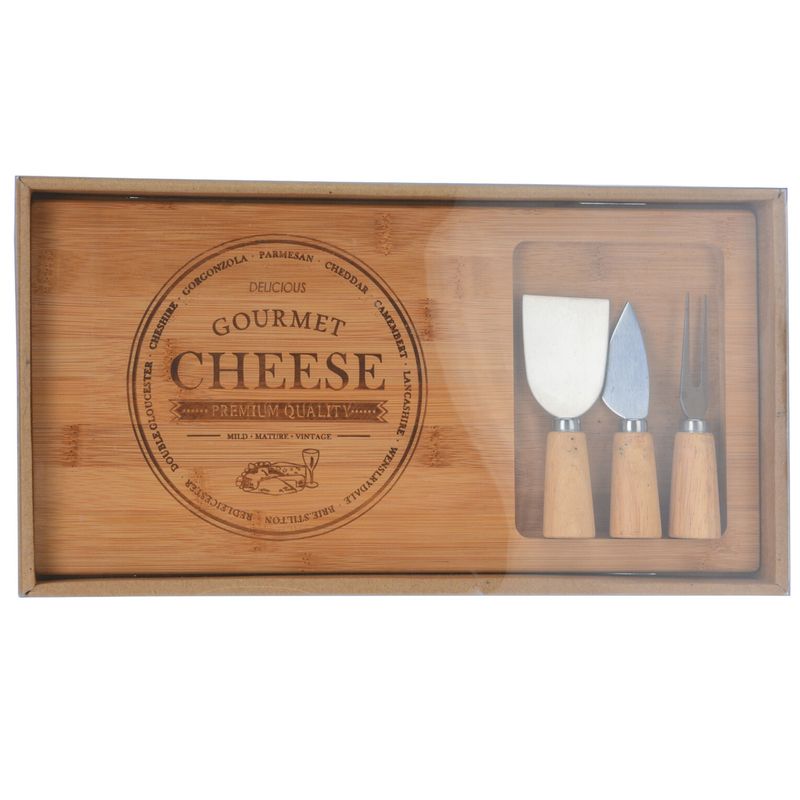 Ostesett med ostebrett 4 deler | Excellent Houseware