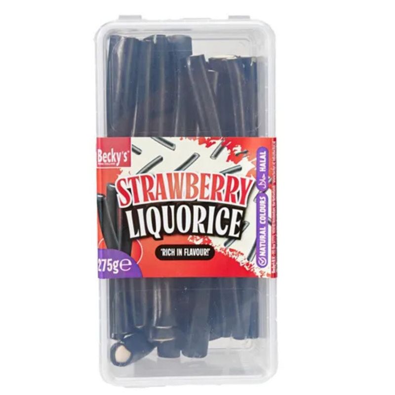 Becky's Lakrisstenger med fyll 275g | 3 smaker