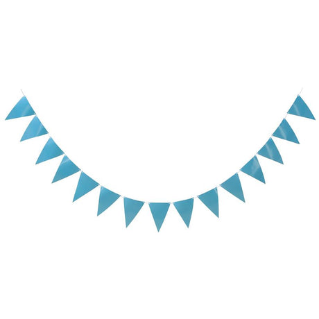 Vimpelbanner Lyseblå 3.6 meter