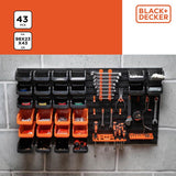 Black+Decker Storage set 43 pieces