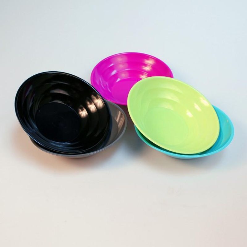 Deep Plate Plastic 19.5cm - Multiple Colors