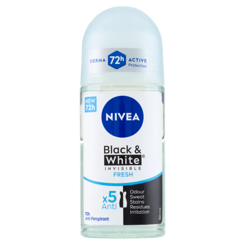 Nivea black & white invisible fresh roll-on 50ml
