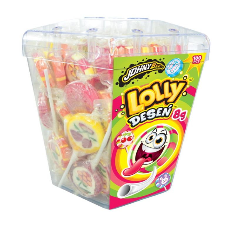 JohnyBee Fruktkjærlighet 100stk | Storpakk 800g