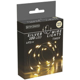 Lyslenke 100 LED|Varm hvit|6t Timer