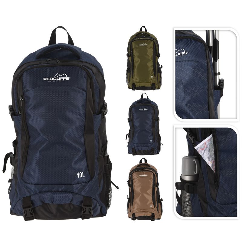 Redcliffs Hiking Backpack 40L - Multiple Colors